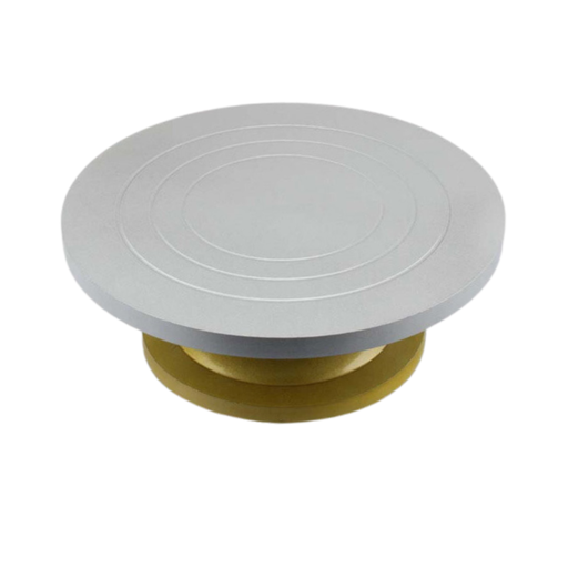 [19115] BASE GIRATORIA DORADA PARA PASTEL 29 X 12 CM PLASTIACERO