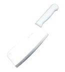 [ST-F26] CUCHILLO HACHA MANGO BLANCO 6" ST-F26