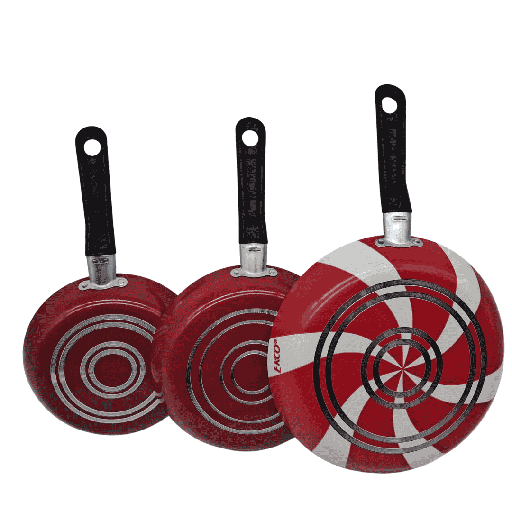 [88514] JUEGO DE SARTENES 18/20/24 1.35MM CARAMELO MARCA ECKO