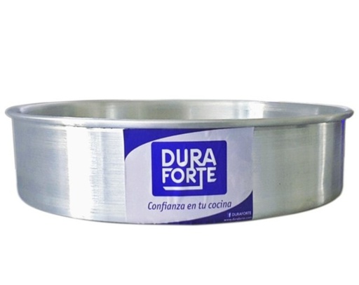 [10195] MOLDE PASTELERO ALUMINIO NUM 22 DURAFORTE 22X6 CM MP22