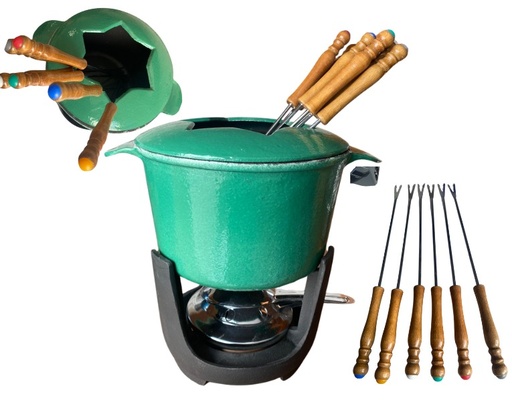 [1398-1325] PIEZA JGO. FONDUE VERDE