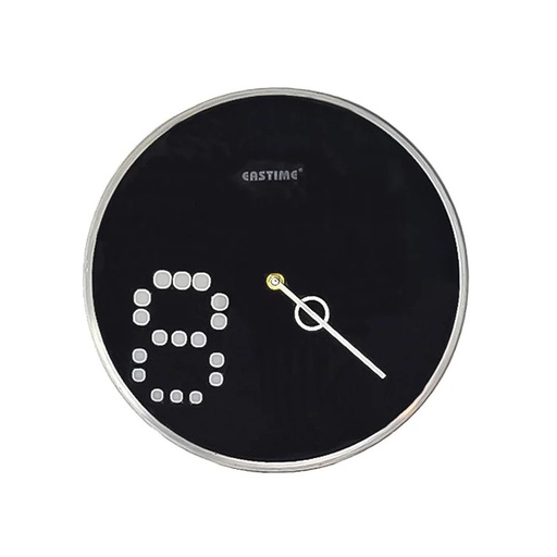 [1642-139] PIEZA RELOJ DE PARED EAST TIME BLACK/GRIS