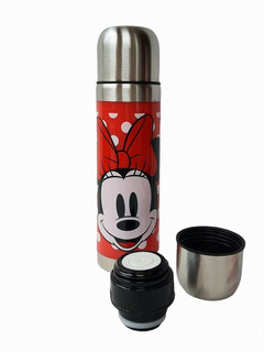 [2415-3636] PIEZA TERMO ACERO INOXIDABLE MINNIE 500 ML