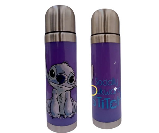 [2415-3633] PIEZA TERMO ACERO INOXIDABLE STITCH 500 ML
