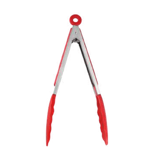 [19306] PINZA DE ACERO INOX CON SILICON 21 CM