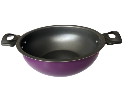 [WOKM] SARTEN-WOK HONDO MORADO ALUMINIO NUM