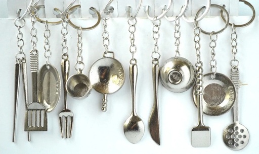 [Llave12] SET DE 12 LLAVEROS UTENSILIOS COCINA
