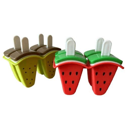 [19323] SET DE MOLDES PARA PALETAS DE FRUTAS SANDIA/PIÑA