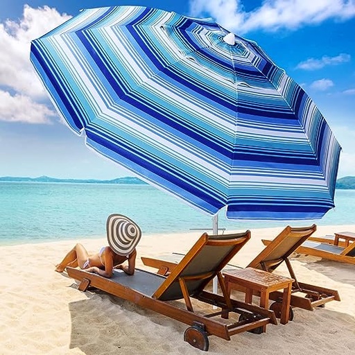[18092] SOMBRILLA PARA PLAYA 3M X 2.39M