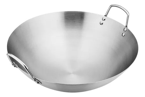 [19375] WOK ACERO INOXIDABLE 43 CMS WOK43