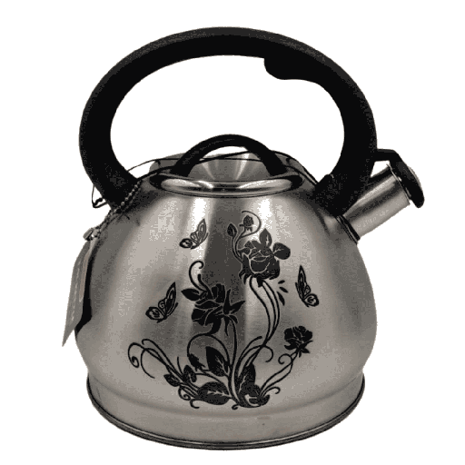 [18053] TETERA MAGIC COLOR ACERO INOXIDABLE 3.5 L CON CAJA FULL COLOR MODELO 18053 MARIPOSAS