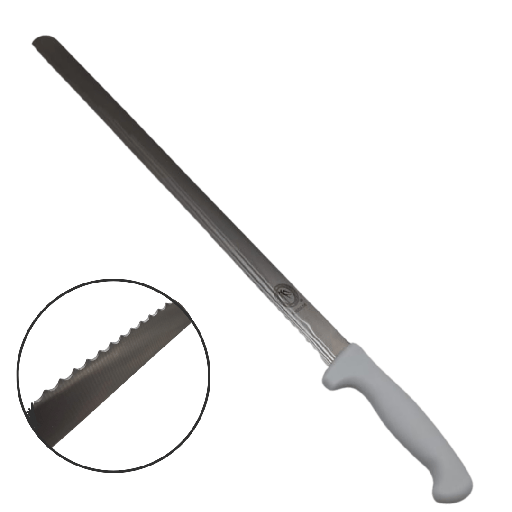[18100] CUCHILLO DE COCINA PARA PAN EXTRALARGO 16"- 53 CM, ACERO INOXIDABLE.