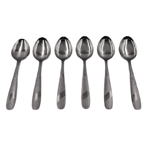 [19948] SET DE 6 CUCHARAS ACERO INOX 40G/PZ