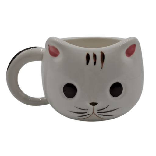 [21023] TAZA GATO BLACK AND WHITE 14 X 9 CM