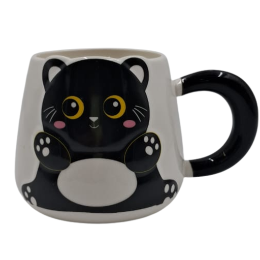 [21027] TAZA GATO NEGRO 14.5 X 9.5 CM
