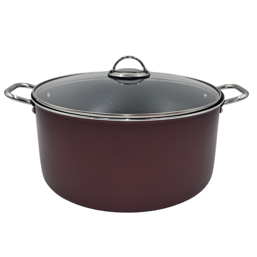 [75025200] OLLA DURAFORTE  32 CM ROJO VINO 2.5 MM 12 LITROS ANTIADHERENTE PREMIUM