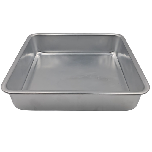 [JS1010] MOLDE CUADRADO ALTO PARA PASTEL 10" MEDIDAS 25.5 X 25.5 X 5.6 CM 