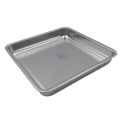 [JS1019] MOLDE CUADRADO BAJO PARA PASTEL 10" MEDIDAS 25.5 X 25.5 X 5.6 CM 