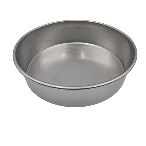 [JS260] MOLDE REDONDO ALUMINIO PARA PASTEL LINEA PRACTICA 25 CM X 23 CM X 6 CM 