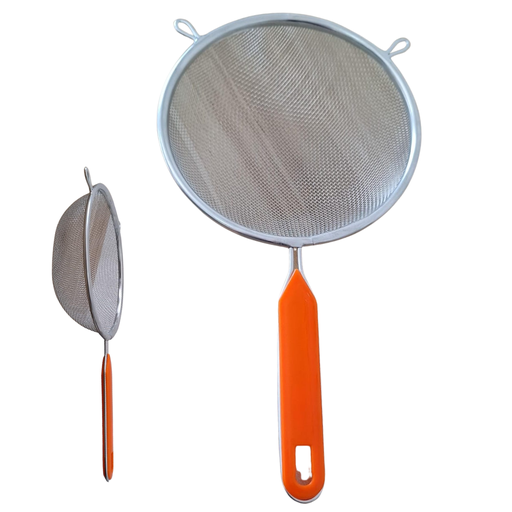 [022-006-014] COLADOR CROMADO 14CM MGO. PLAST
